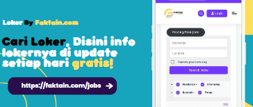 Jobs | Cari Lowongan Kerja By Faktain.com