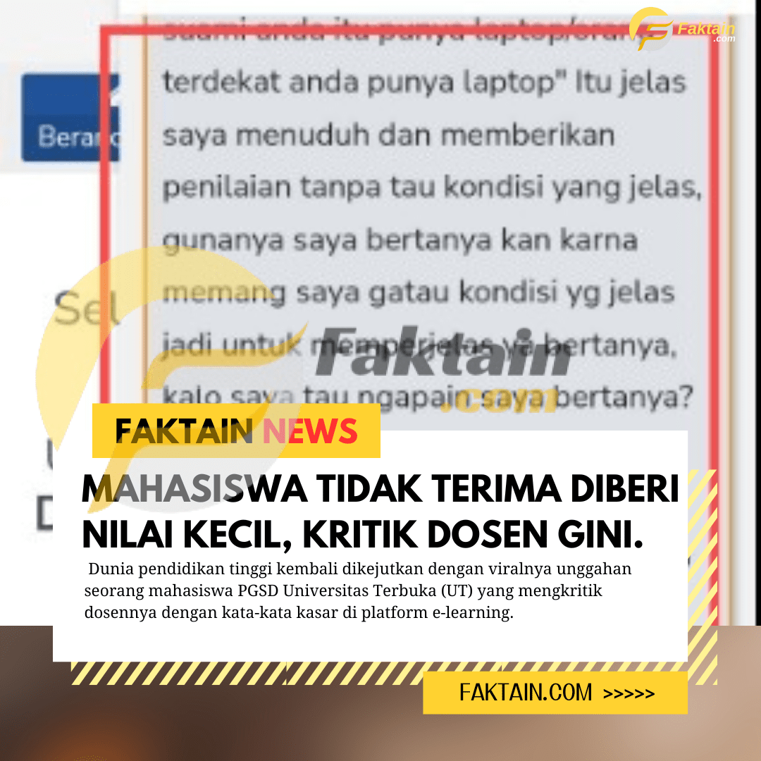 mahasiswa kritik dosen sampe kaya gini