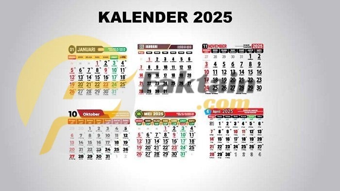 Kalender 2025 Lengkap Dengan Tanggal Merah Dan Cuti Bersama